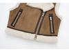 2023 Autumn Women's Street Fashion Fur Sleeveless Vest