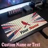 St. Louis Cardinals Customized Name Text Mouse Pad, Large Desk Mouse Mat Personalized Home Office Present