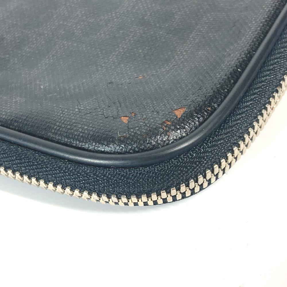 Dior logo Trotter clutch bag bag Pouch PVC Black