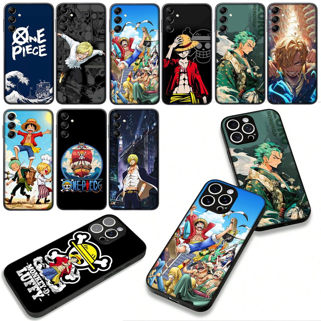 Cartoon Zoro One Sanji Pieces Luffy Phone Cover for Xiaomi Redmi Note 11 15 9 10 Pro Plus 8 A5 9A 9T 10A 10C 9C NFC 15C 8T Case