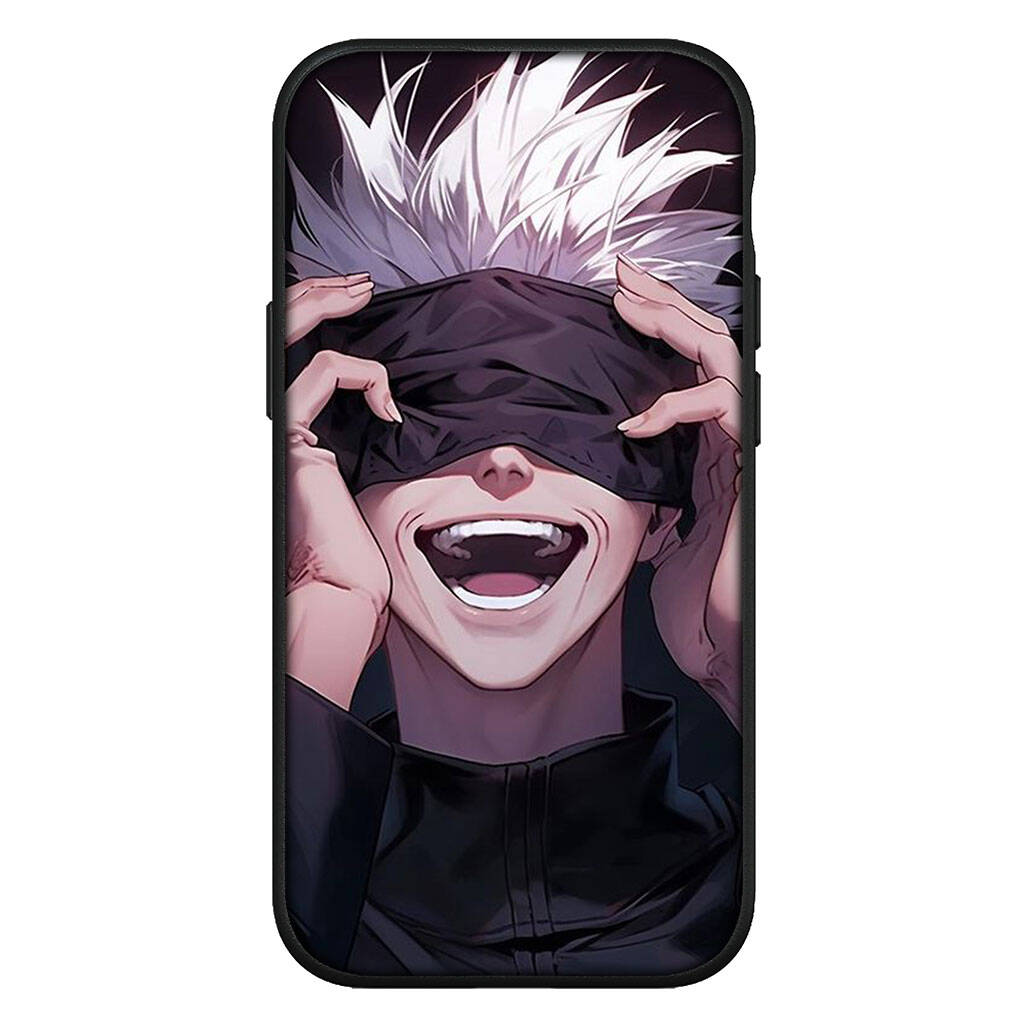 Cover for iPhone 17 16 15 Xiaomi Poco Redmi Note 14 13 12 Pro 16e Samsung Galaxy S25 S24 S23 OPPO Huawei Cartoon Jujutsu Gojo Satoru Kaisen Phone Case