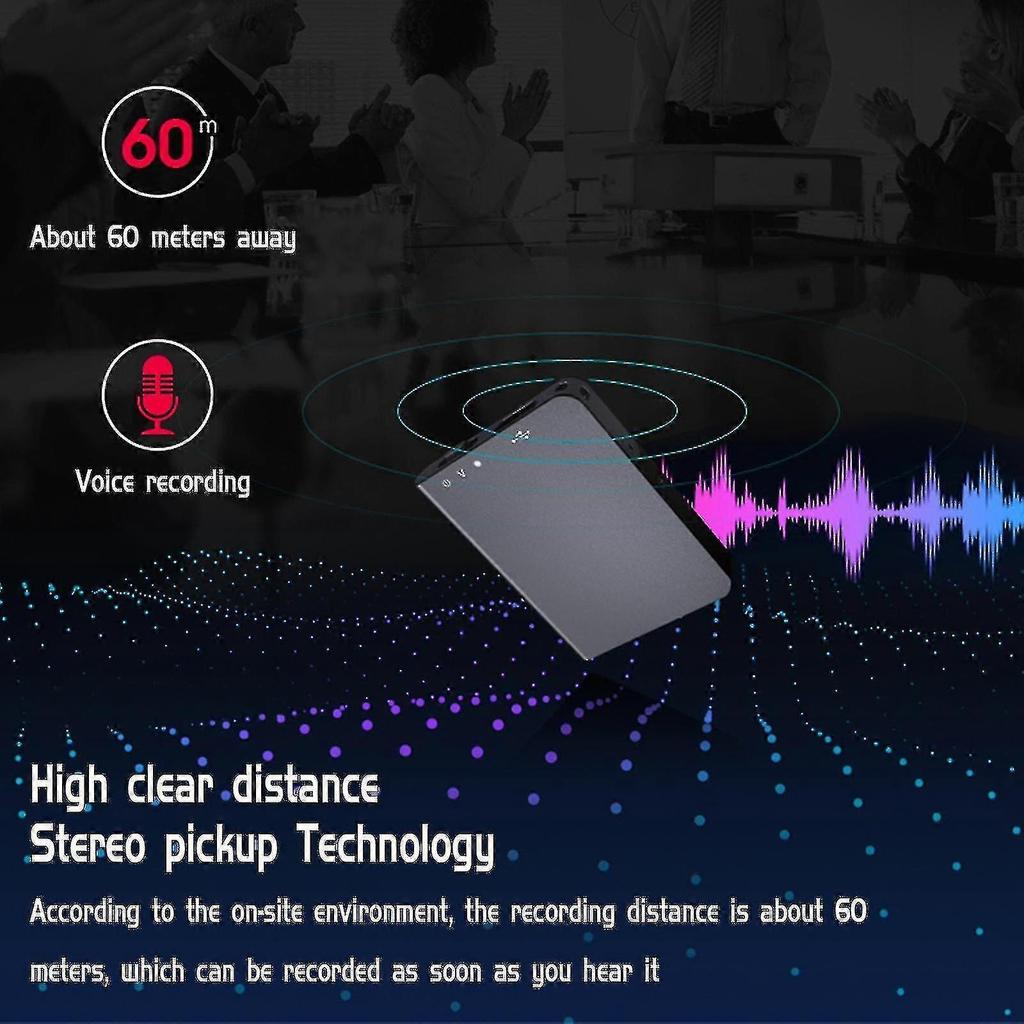 16gb Mini Voice Recorder Audio Voice Recorder Small Mp3 Digital Recorder For Lecture Interview Meeting Class Yanlieso