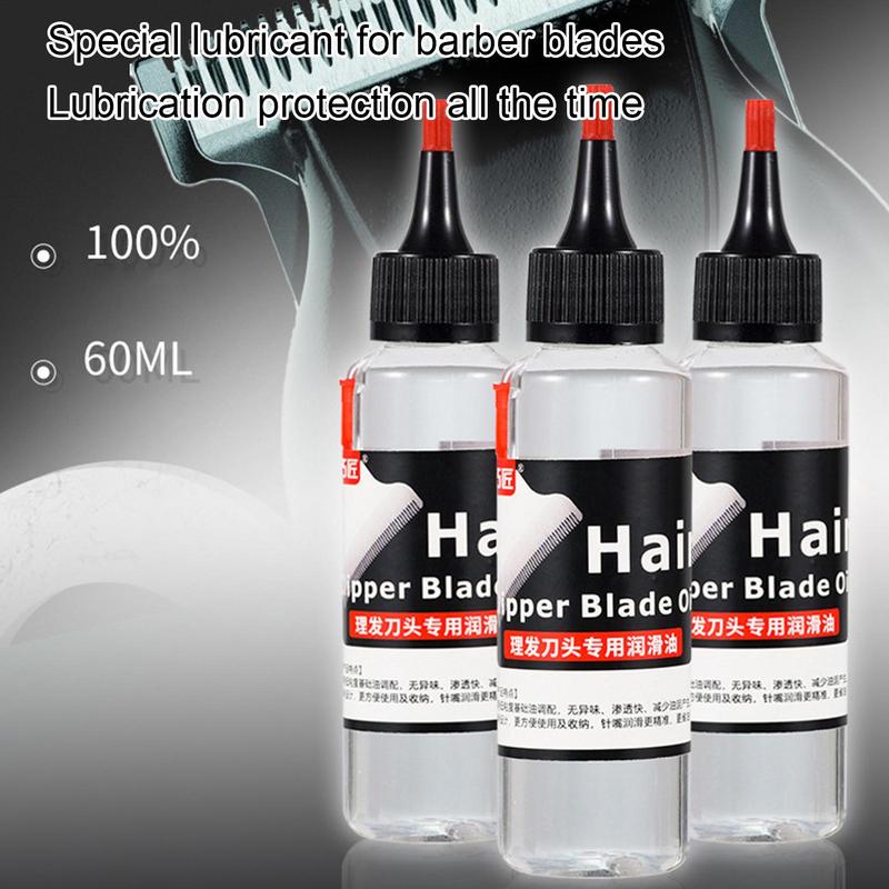 60ml Electric Hair Clipper Lubricant Hair Clippers Oil Clippers Lubricating Oils Scissors and Electric Shavers Maintenance Oil