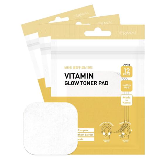 DERMAL Zestaw Próbny Toników w Płatkach 6 Rodzajów 12 Płatków/6 Rodzajów