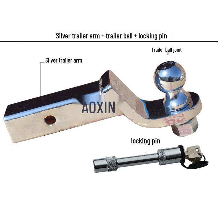 Compatible Tow Hook for Toyota Reiz, Crown Tow Bar, Rear Bracket, and Anti-Collision Tail Hook
