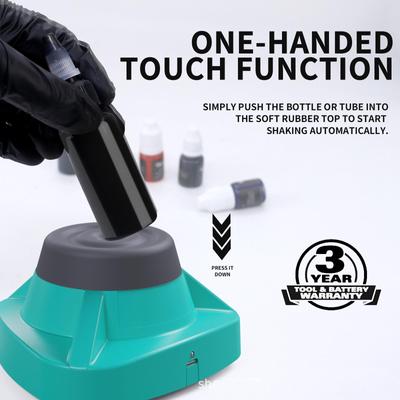 Mezclador Vortex de Líquidos para Salones de Uñas, Pintores, Tatuadores y Aficionados, Potente Mini Agitador de 10000 RPM, Mezclador Eléctrico de Tinta Pigmento para Tatuajes