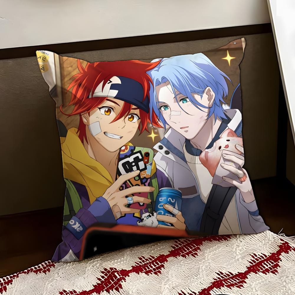 SSK8 the Infinity Anime Cushion Cover Reversible Soft Durable Pillow Cover Home Car MultiScene Use for Daily Comfort