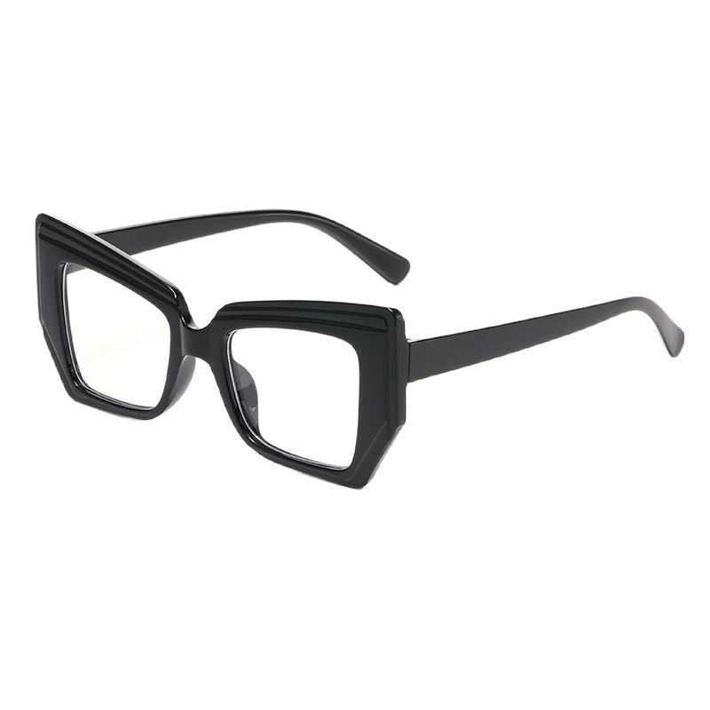 

Trendy Leisure Butterfly Frame Cat Eye Glasses Anti Blue Light Women Men Transparent Eyewear Colorful Clear Eyeglasses чорний