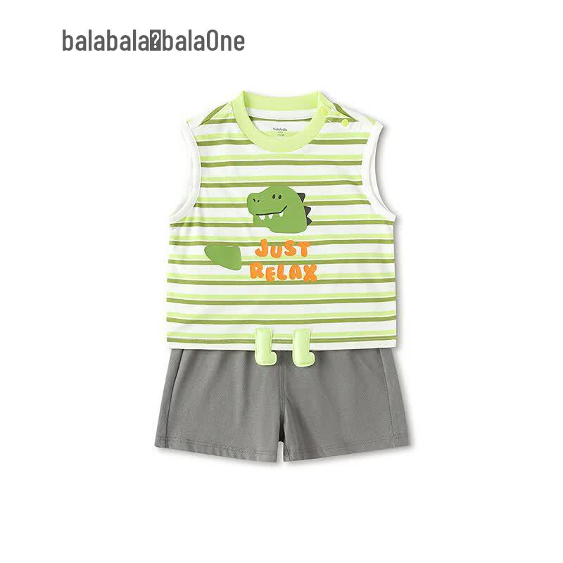 Balabala Baby Sleeveless Top & Shorts Set