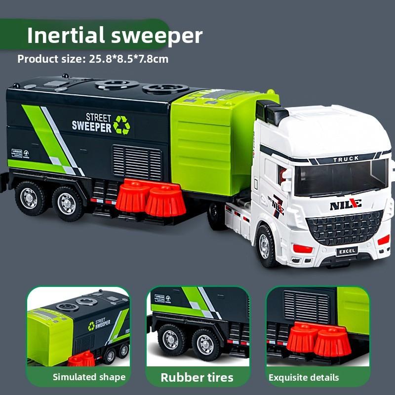 Engineering Vehicle Model With Inertia Drive For Boys Playroom And Collectors