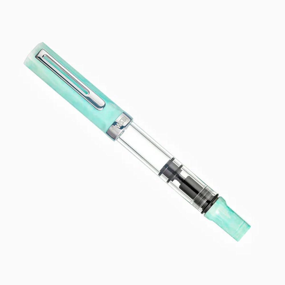 TWSBI ECO Amazonite CT Fountain Pen, Ink-Injecting, Bold Nib