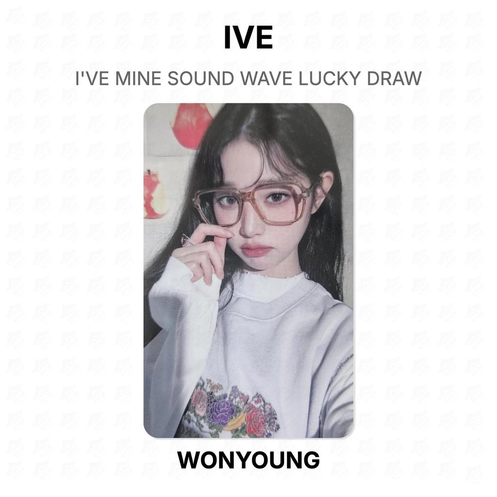 IVE I'VE MINE SOUND WAVE LUCKY DRAW Official Photocard