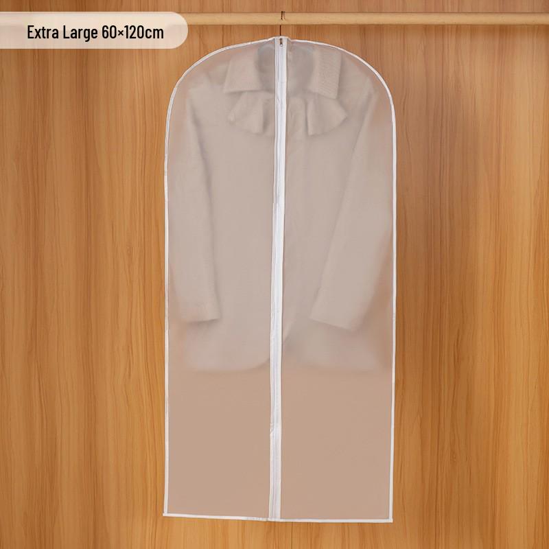 Housse de garde-robe transparente 3D anti-poussière: Protection des Vêtements et Manteaux