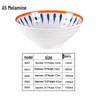 Diruien Durable Melamine Noodle Bowl