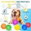 Large Dog Toy Squeaky Dog Durable Dog Aggressive Spiny Dog Balls for Clean Teeth and Puppy Chew Toys for Large Teething Toys 6-Pack 3.5-Inch Balls,