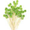 100Pcs 12cm Cactus Flamingo Fruit Cocktail Toothpicks Pineapple Cake Sticks Food Picks for Wedding Birthday Party Supplies 5