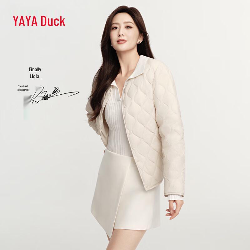 

Yaya Women s Short Diamond Quilted Down Puffer Jacket M