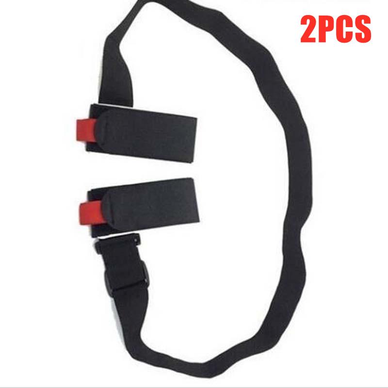 1-3pcs Skiing Pole Shoulder Hand Carrier Lash Handle Strap Adjustable Buck Hook Loop Protecting Black Nylon Ski Handle Strap Bag