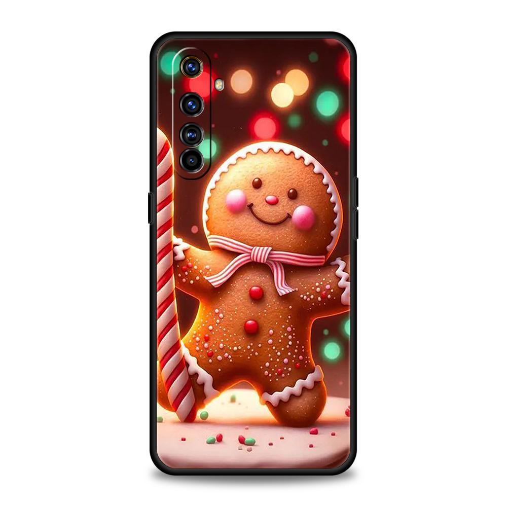 New Year Christmas Silicone For Realme 10 11 8i 9i 9 Pro Plus GT2 C3 6 7 8 Pro C21 C11 C25 C35 Pro 5G Shockproof Phone Case Bags