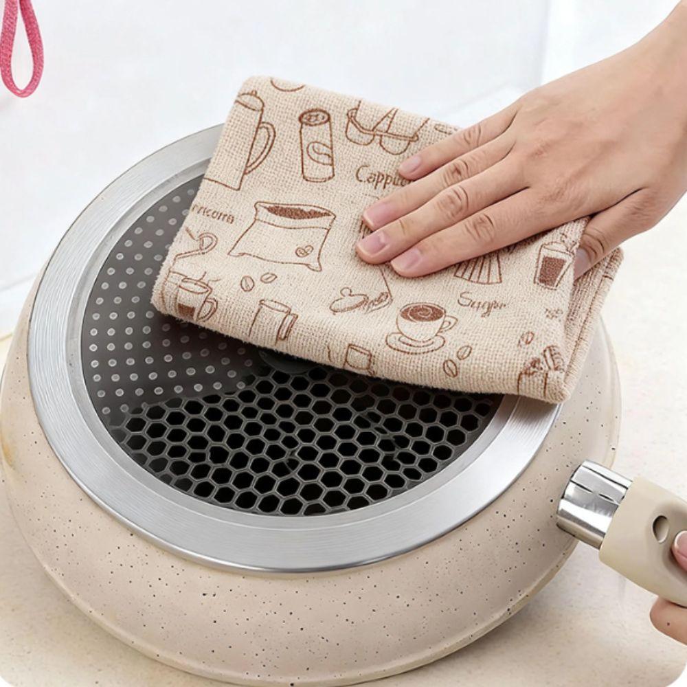 20pcs/roll Reusable Kitchen Towels High Absorbency Cleaning Rag Tear-Towel Roll Kitchen Cleaning
