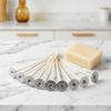 100 Stück 100% Baumwolle Kerzendochte Stabile Brennende Sojawachs-beschichteter Baumwollkern-Docht Mit Clips Kerzenherstellung Zubehör DIY