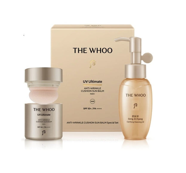 The Whoo UV Ultimate Anti-Wrinkle Cushion Sun Balm Set Spécial
