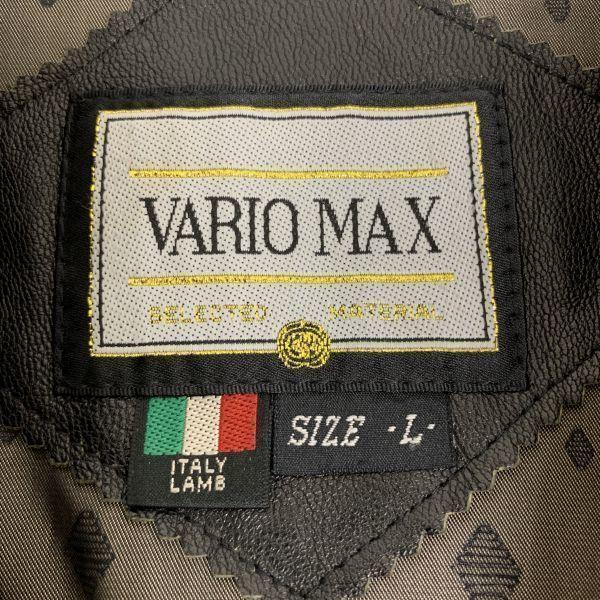 Vario Max/Italian Sheep Leather Jacket/L/Dark Brown/(USED)