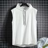 Men's Casual Hooded Sleeveless Vest – Lace-Up Hip Hop Sportswear
