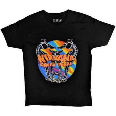 Nirvana T Shirt Come As You Are Band Logo New Official Unisex Black