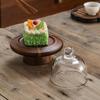 Dustproof Glass Cake Cover Food Grade Lead Free Clear Lid for Baked Goods Fruit Display