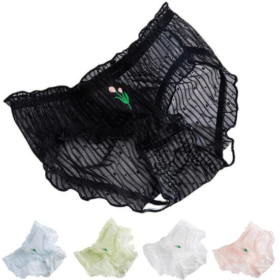 Stylové Dámské Kalhotky Tulipány Vnitřní Nošení Super měkké Kalhotky Kalhotky Dámské Oblečení