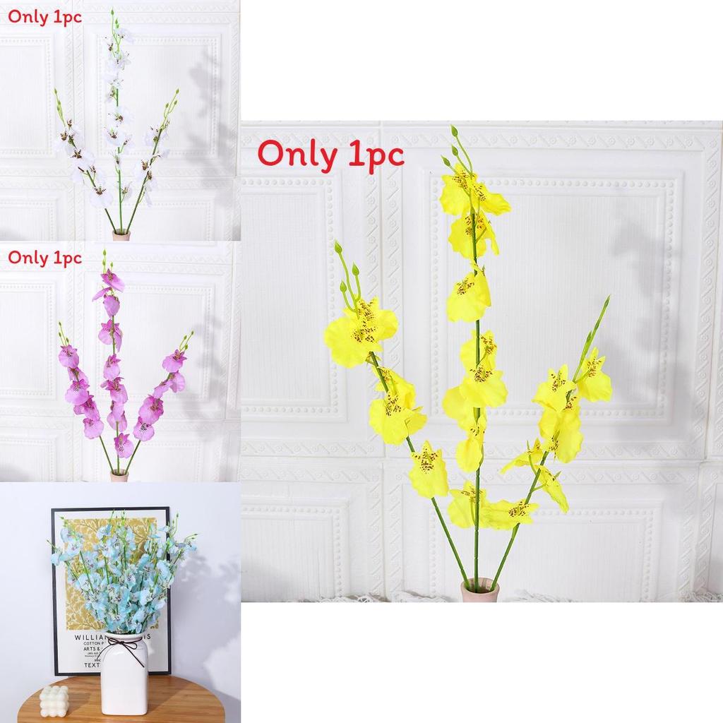 Dancing Orchid Silk Flower Arrangement For Wedding Decor And Home Styling
