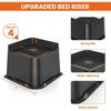 4 Inch Height Furniture Risers 4pcs Set Bed Frame Lift Adjustable Furniture Frame  Bed Frame
