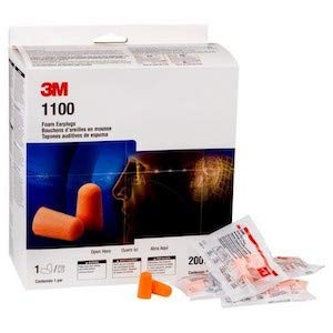 3M Earplugs 1100 1 Case (3M) (200 Bags) [item]