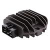 Motorcycle Voltage Regulator Replacement for Yamaha YZF R1 99-02 YZF R6 06-09 YZF R6S 97-07 YZF600R, Color Black