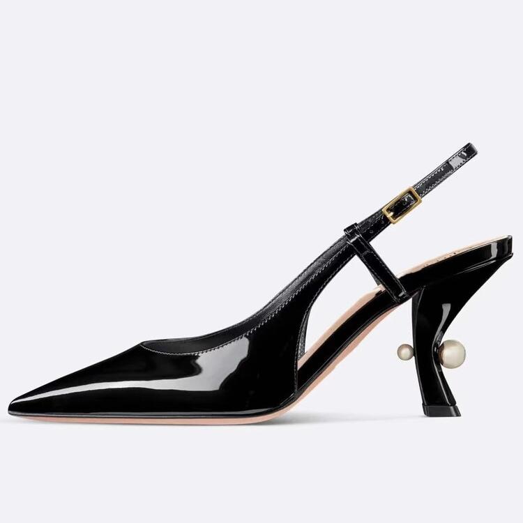 Fashion Brand New Pearl Strange Style Roman Sandals European American Summer Fashion Shows Sexy 6.5cm High Heel Women's Shoes Size 45