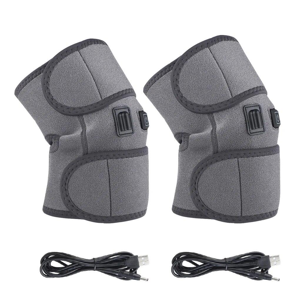 Smart Electric Knee Pad Massagers with Heat Thermal Joint Pain Relief Vibration Shoulder Elbow Knee Heating Pads Health Care