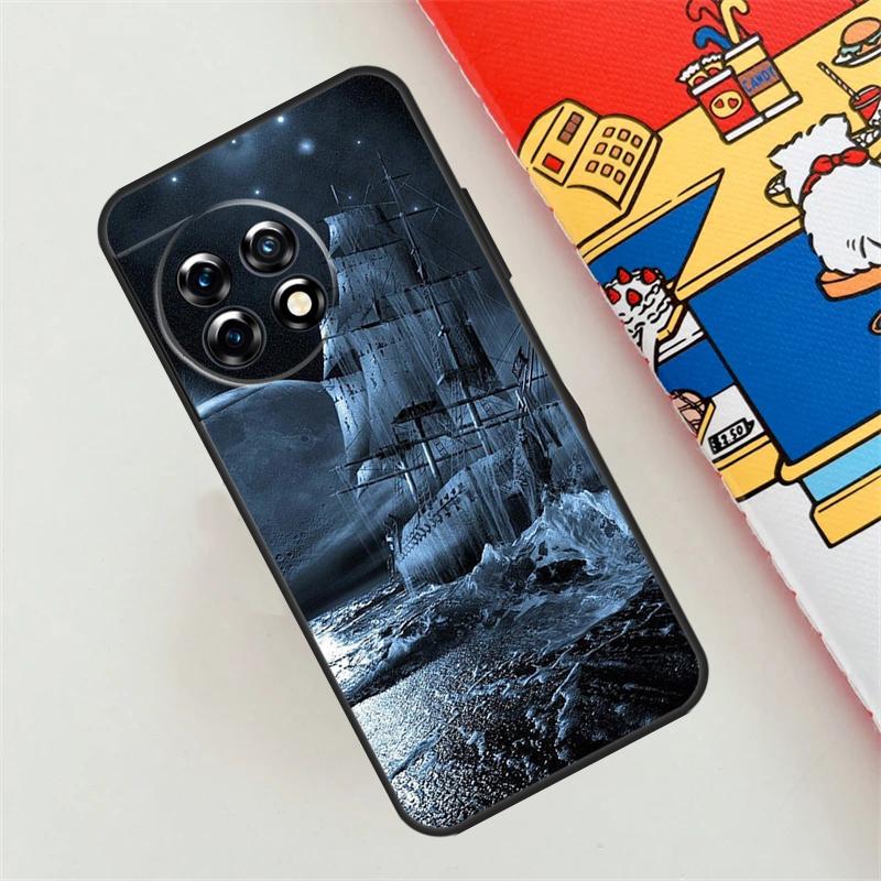 Sailing Pirate Ship Boat Case For OnePlus 12 12R 11 9 10 Pro 10T 8T 10R 9R Nord CE 2 3 4 Lite N10 N20 N200 N30 Cover