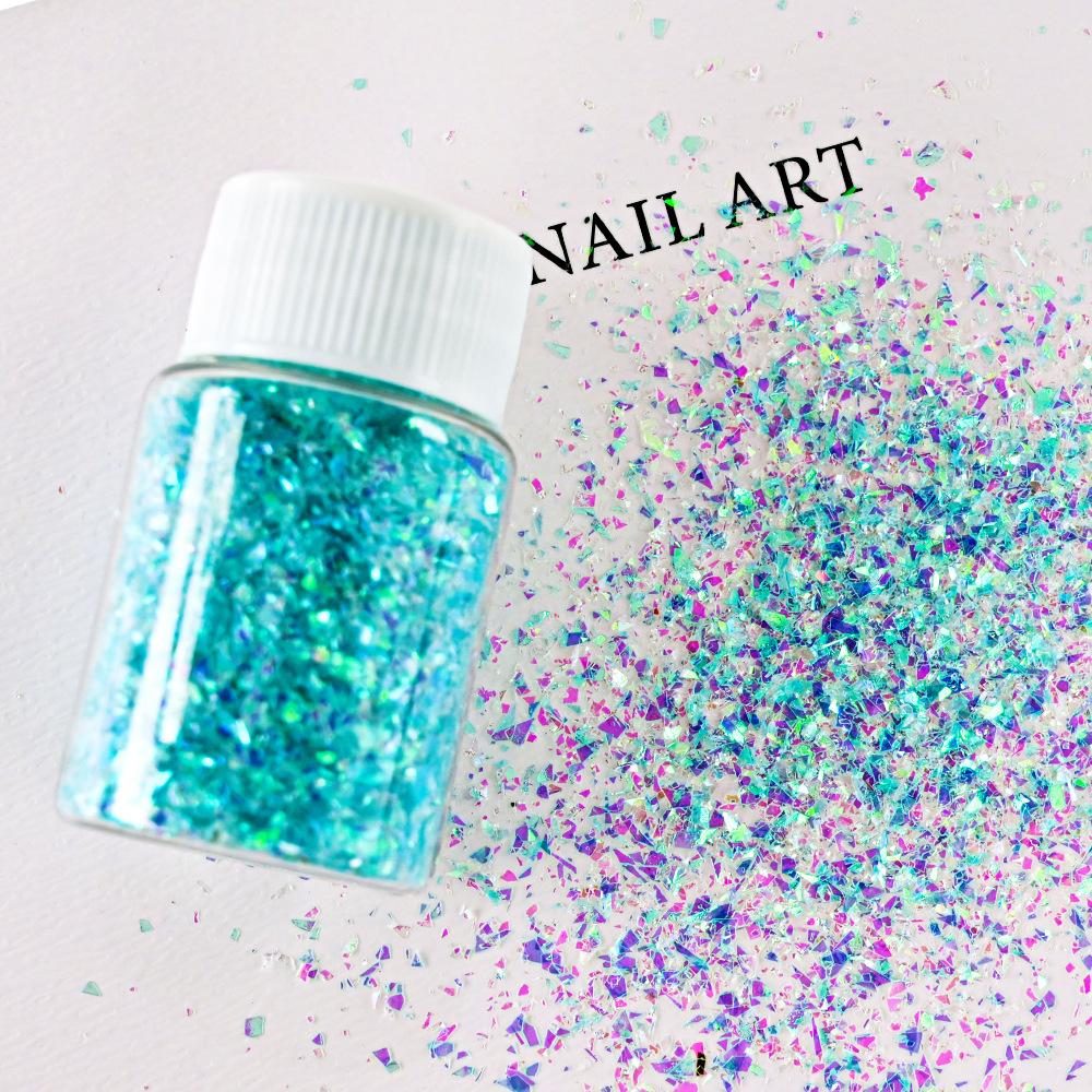 Συμφωνία Ακανόνιστα Πούλιες Μπουκαλάκι 20ml DIY Εποξειδική Άμμος Κινούμενη Μακιγιάζ Ματιών Τέχνη Νυχιών Κοσμήματα Γκλίτερ Πούλιες