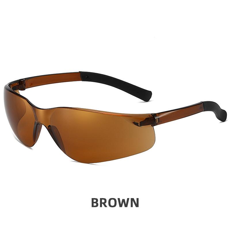 Fashion Sports Sunglasses Men's One-piece Sunglasses Shade Glasses