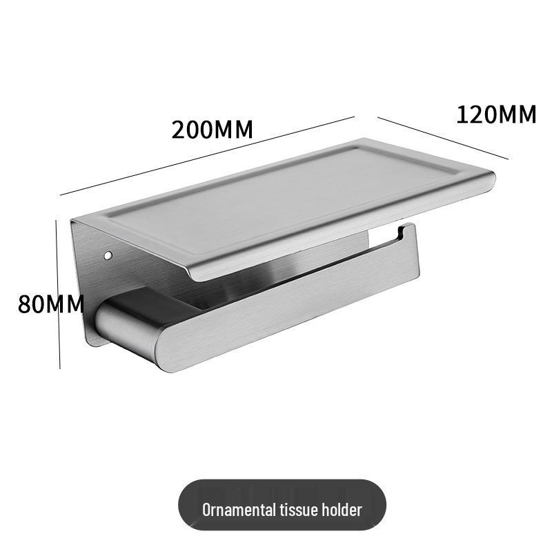 304 Stainless Steel Bathroom Towel & Storage Rack