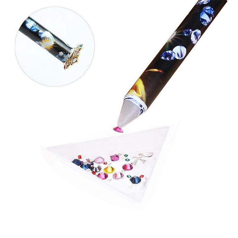 Diy Jewelry Point Drill Pen, Mobile Phone Case Beauty Sticky Drill Pen, Drill With Sticky Pattern White Core Pencil
