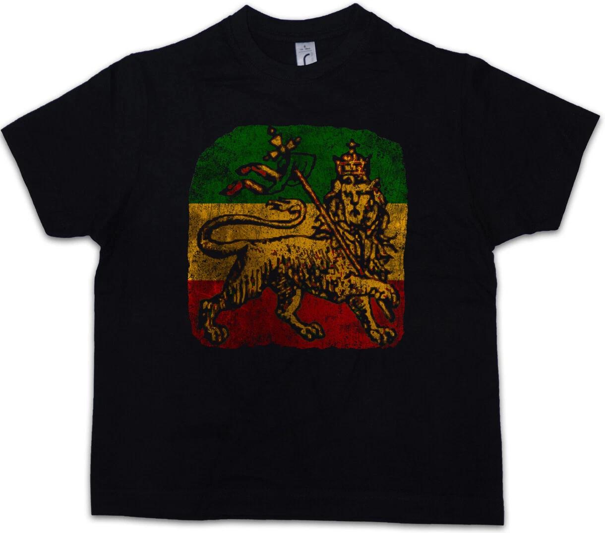 LION OF JUDAH III Kids Boys kids boys T-Shirt Bob Rasta Reggae Marley Rastafari Irie 150