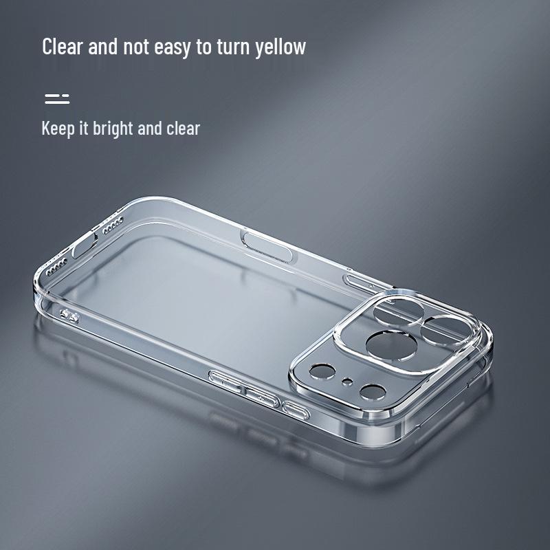 Compatible with iPhone 17/17 Pro Max Transparent TPU Protective Case