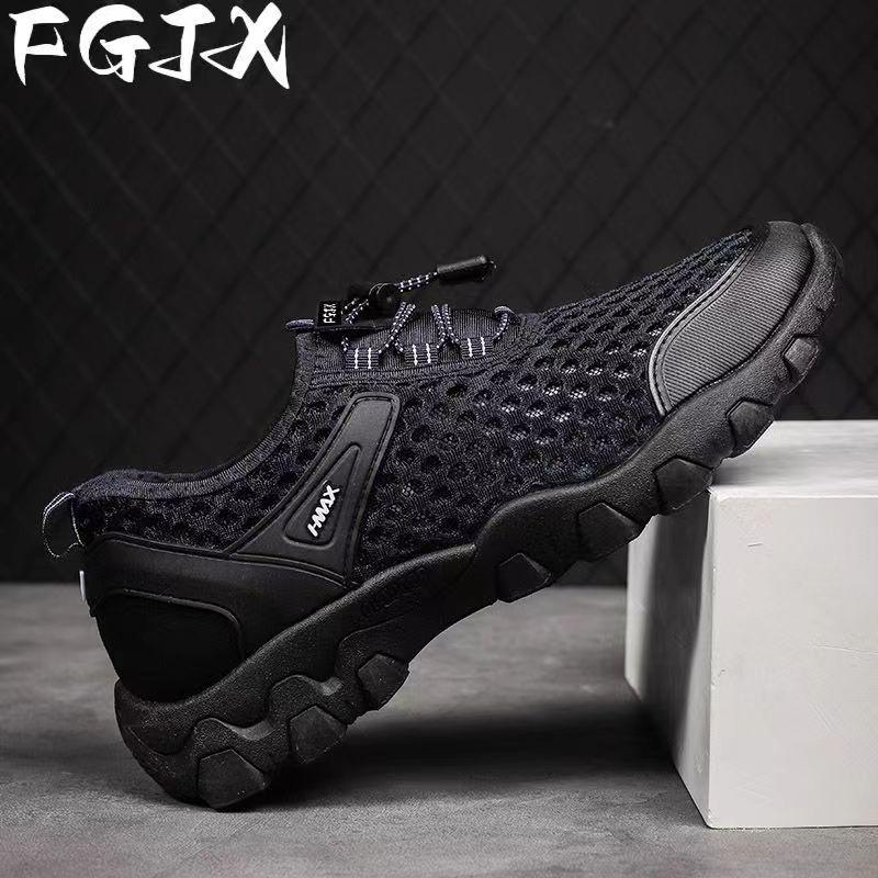 

Climbing mountains and wading rivers, mesh shoes men s mountaineering shoes 2025 new mesh breathable outdoor sports shoes lightweight 44 темно-синий
