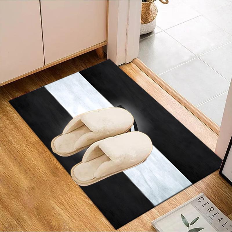 Shield With Star Emblem Printed Office Carpet Chair Cushion Entryway Rug, Rugs for Living Room, Bedroom Christmas gifts