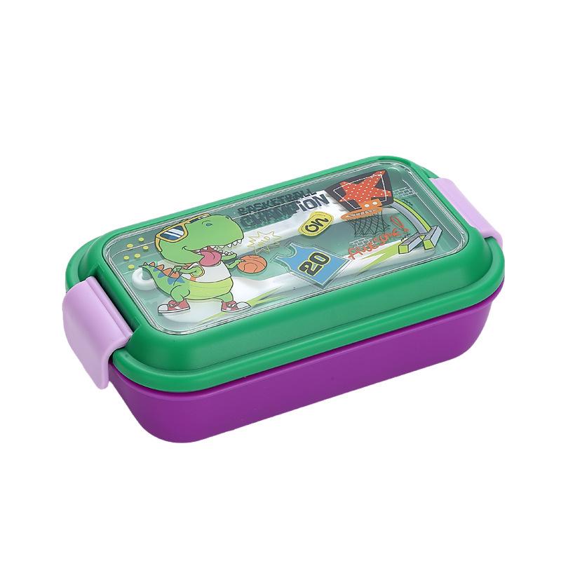 Cute Cartoon Compartment Lunch Box for Kids - Bento, Fruit, and Meal Container