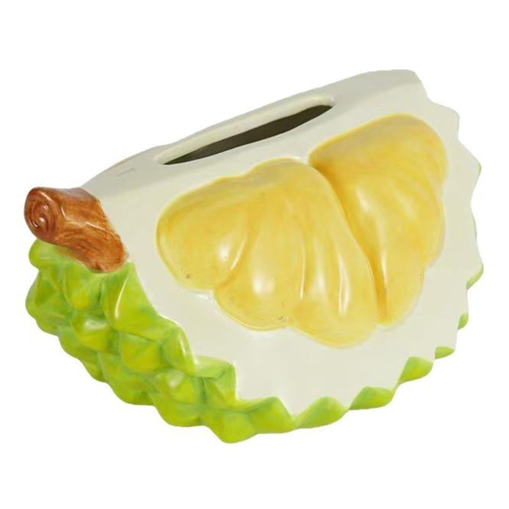 

Durian Paper Towel Case Large Capacity Smooth Extraction Simulation Fruit Napkin Holder Multi-functional INS Napkin Dispenser