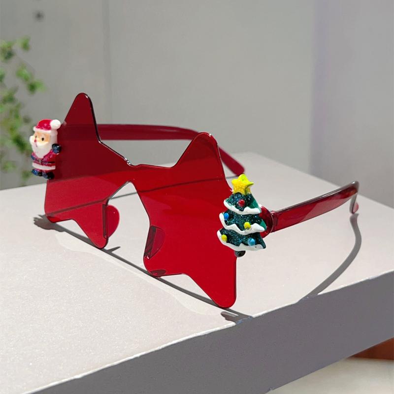 Fashion Candy Color Rimless Shades Women Ins Brand Festival Party Sunglasses New Trendy Star Christmas Decor Sun Glasses