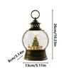 Christmas Snow Globe With Music USB And Battery Powered Seasonal Decoration Snow Globe Musical Box For Family Indoor Holiday